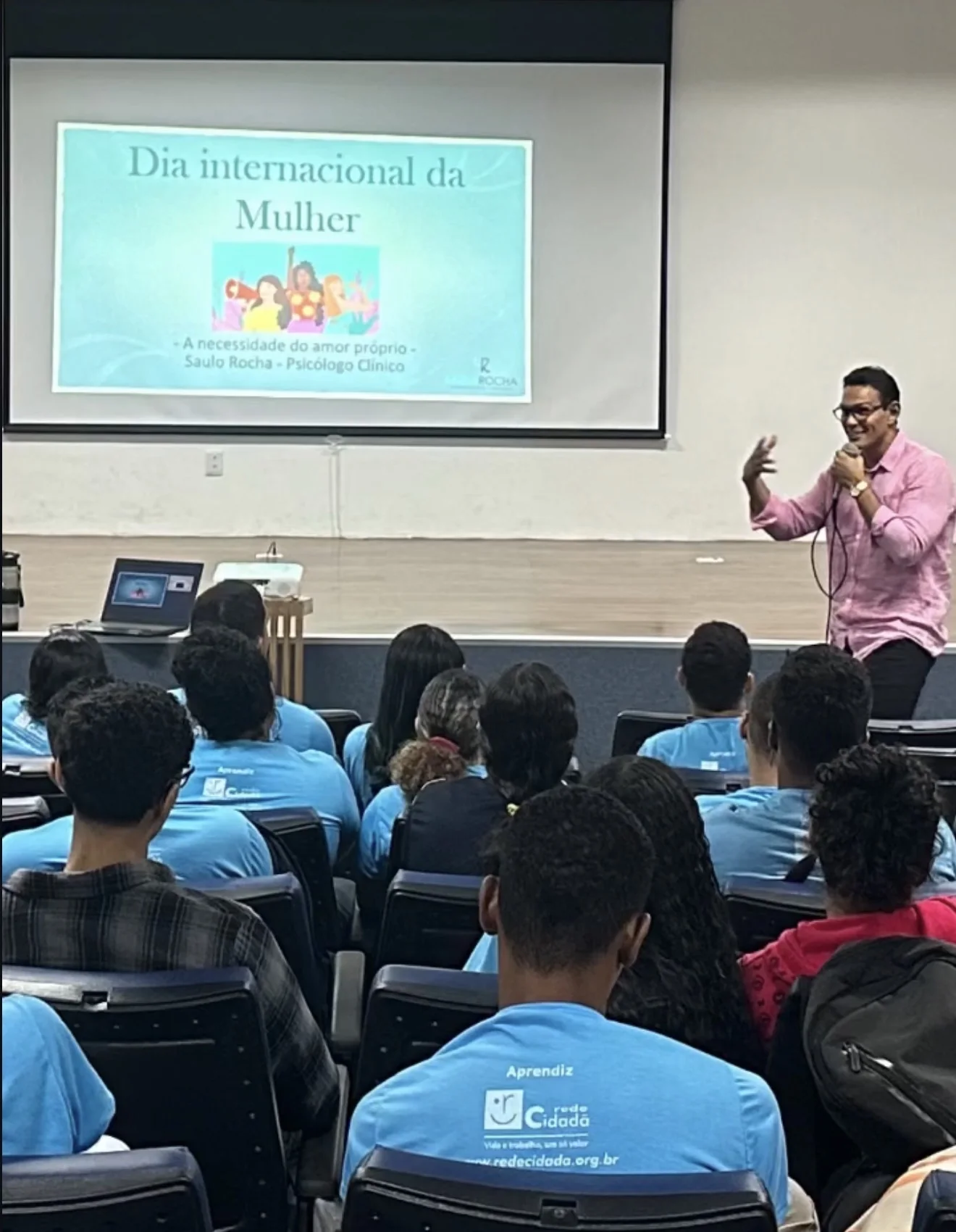 Palestra no Dia Internacional da Mulher · Rede Cidadã